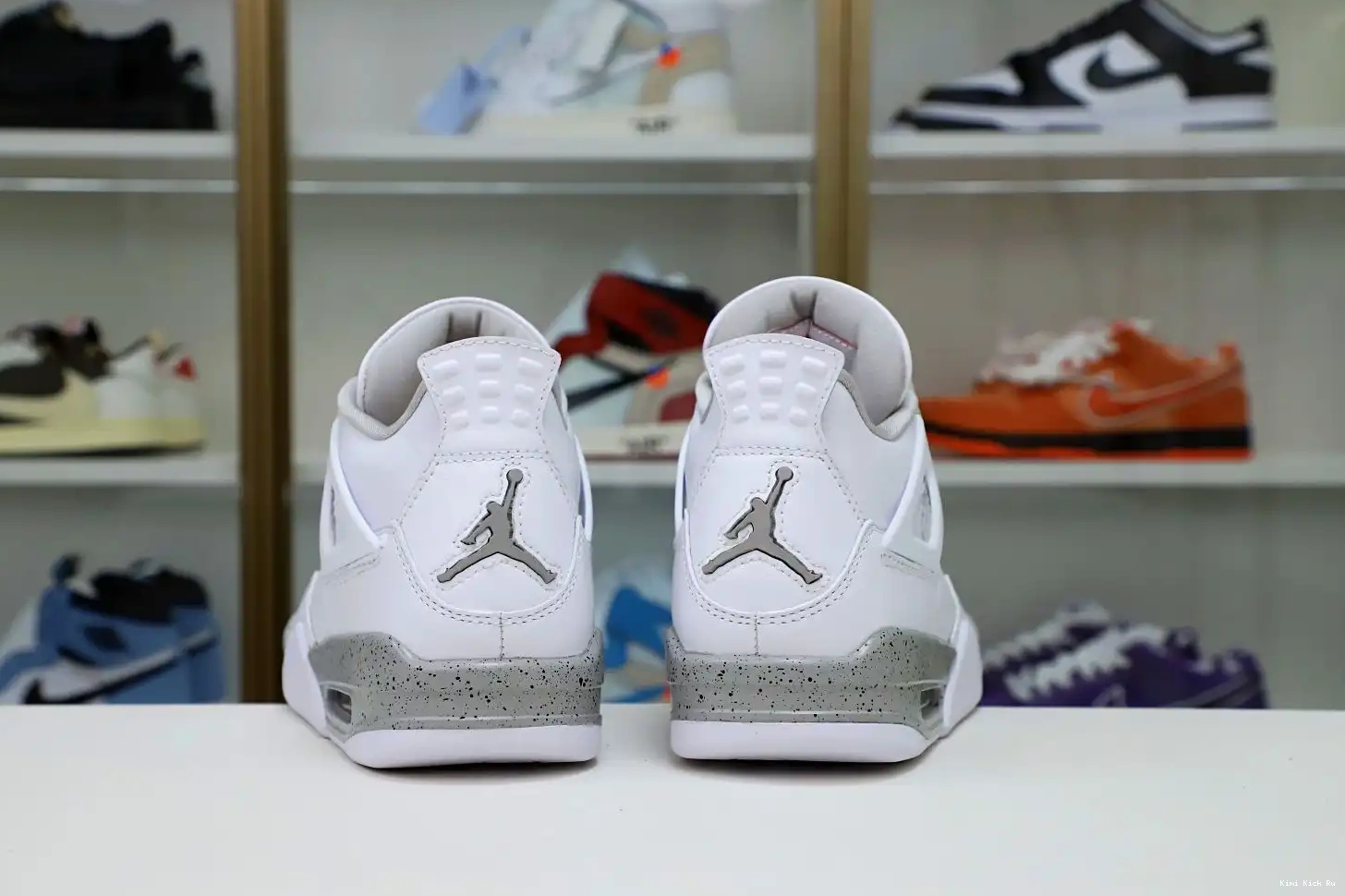 RETRO Kimikick 4 'WHITE OREO' JORDAN AIR 0811